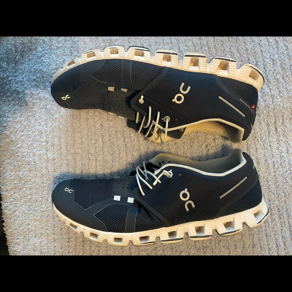 On cloud shoes